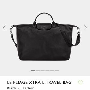 Longchamp Le Pliage Xtra L Travel Bag in Black